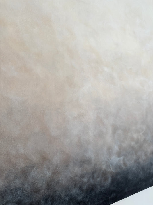 Handmålad abstrakt tavla Vårljus – deep edge canvas av Elin Palmgren