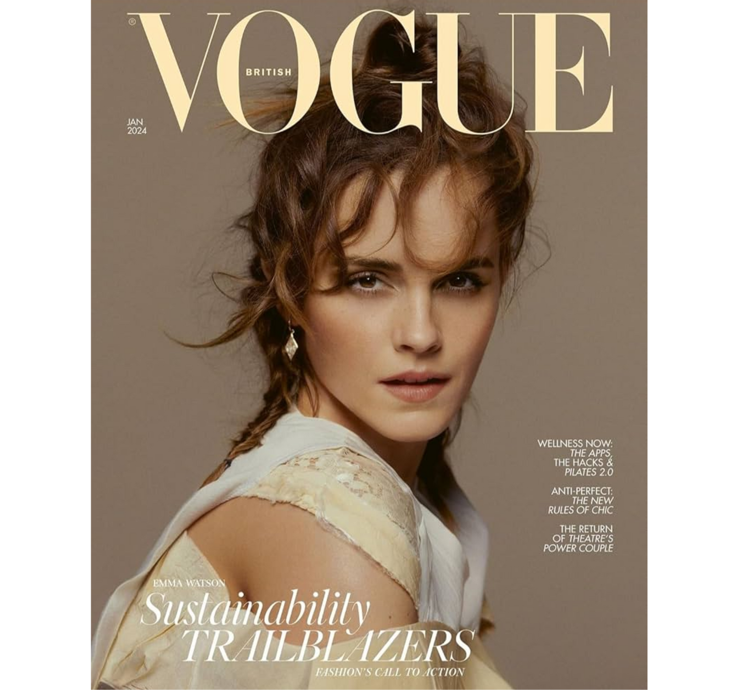 Omslag till magasinet British Vogue
