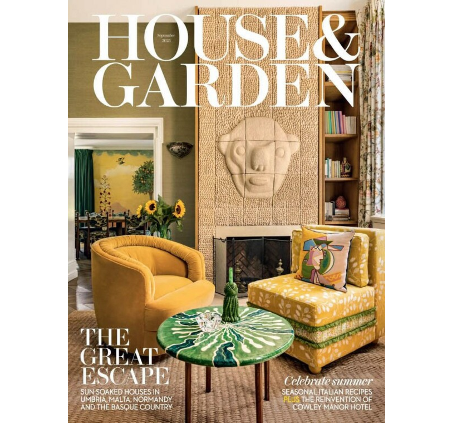 Omslag till inredningstidningen House & Garden UK