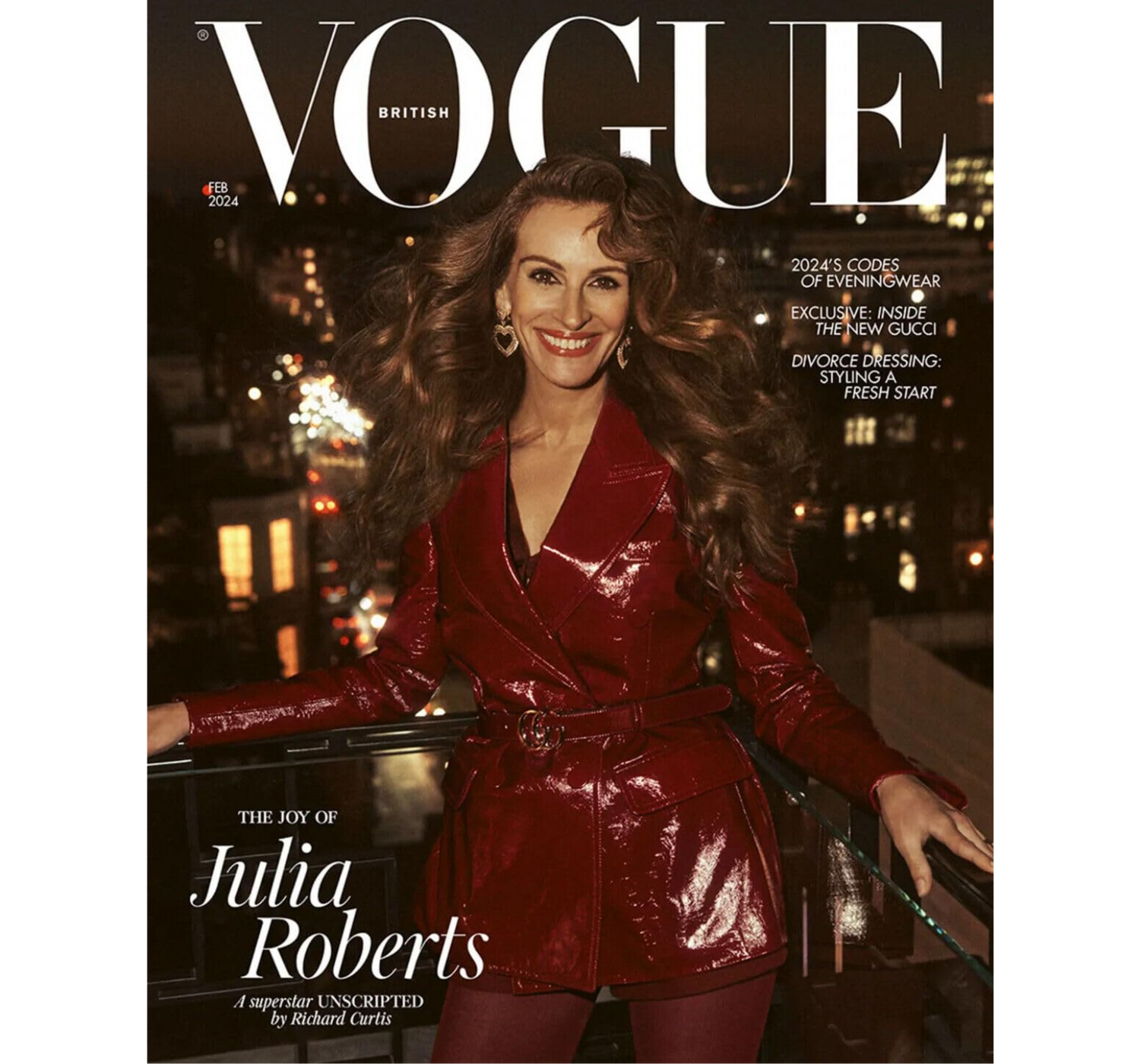 Omslag till magasinet British Vogue