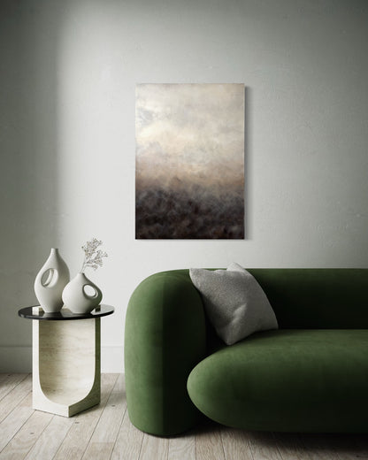 Andetag 70x100 cm – handmålad originalkonst av Elin Palmgren, LUGN Interiör Linköping