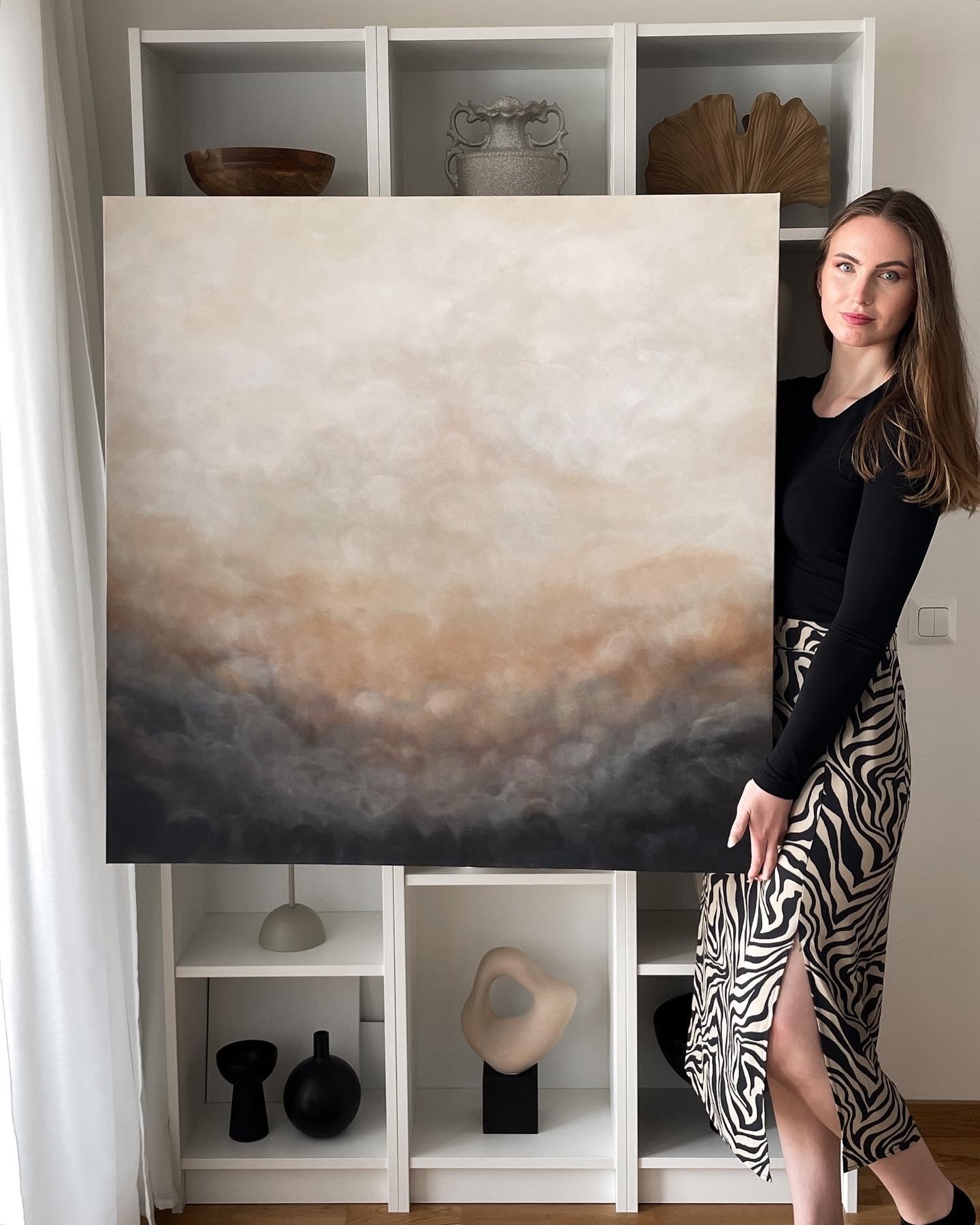 Gryning – handmålad originalkonst av Elin Palmgren, LUGN Interiör Linköping