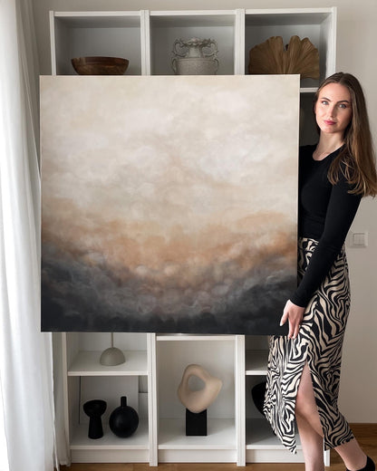 Gryning – handmålad originalkonst av Elin Palmgren, LUGN Interiör Linköping