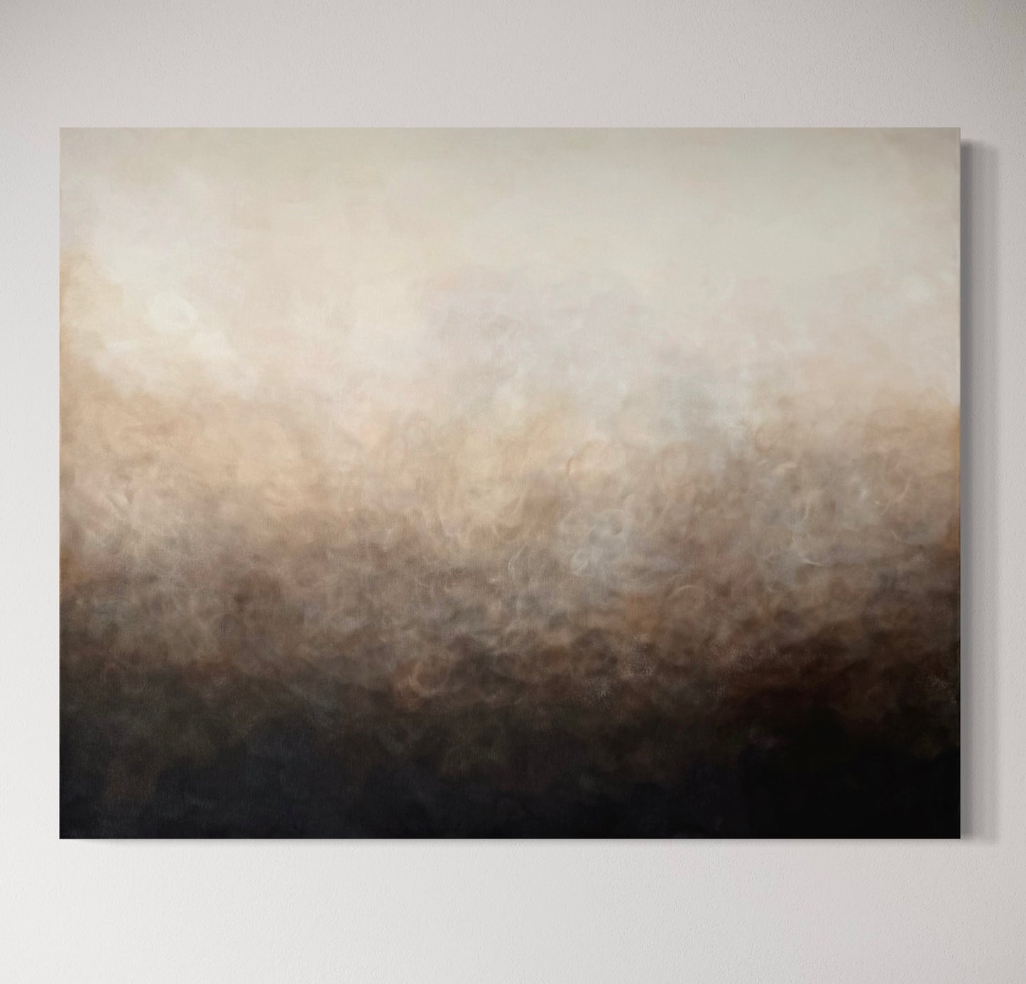 Abstrakt tavla Höstvind av Elin Palmgren, 120x150 cm, akryl på duk