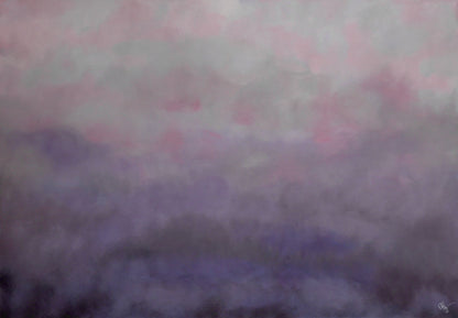 Abstrakt tavla Lavender av Elin Palmgren, 70x100 cm i lila och rosa, akryl på duk