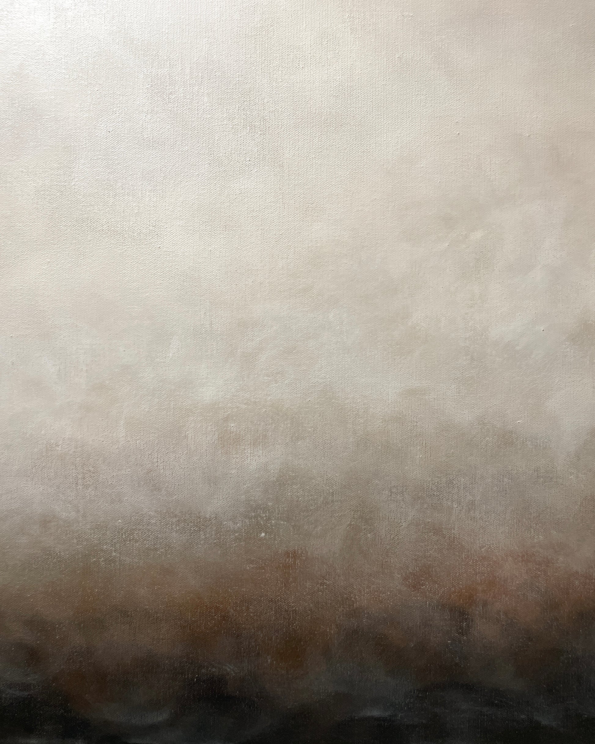 Handmålad abstrakt tavla Morgondis detaljbild – deep edge canvas av Elin Palmgren