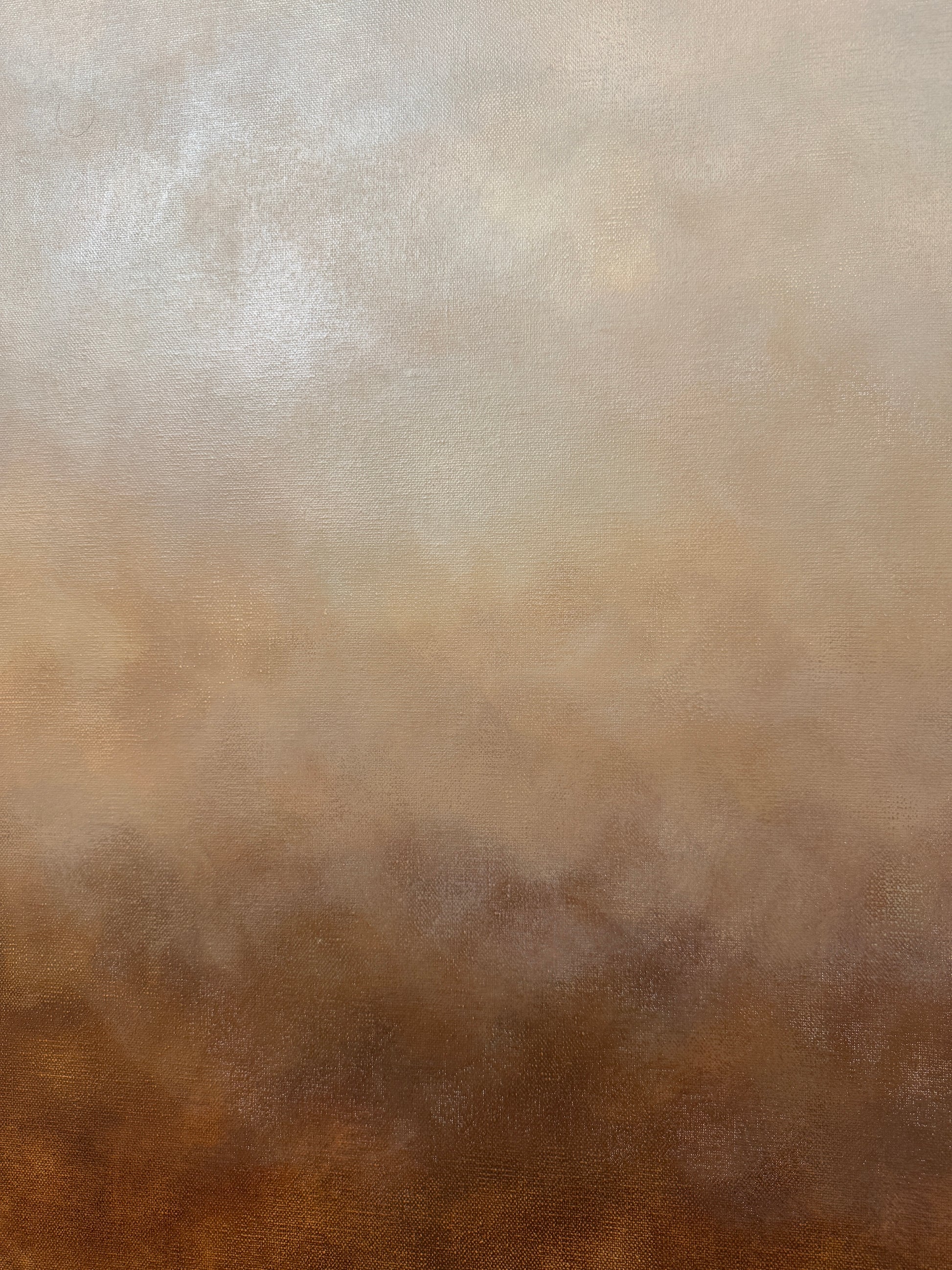 Detaljbild av abstrakt tavla Sand av Elin Palmgren – deep edge canvas utan ram
