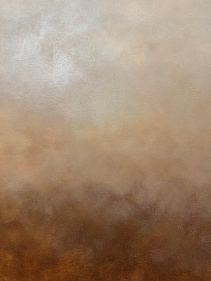 Detaljbild av abstrakt tavla Sand av Elin Palmgren – deep edge canvas utan ram