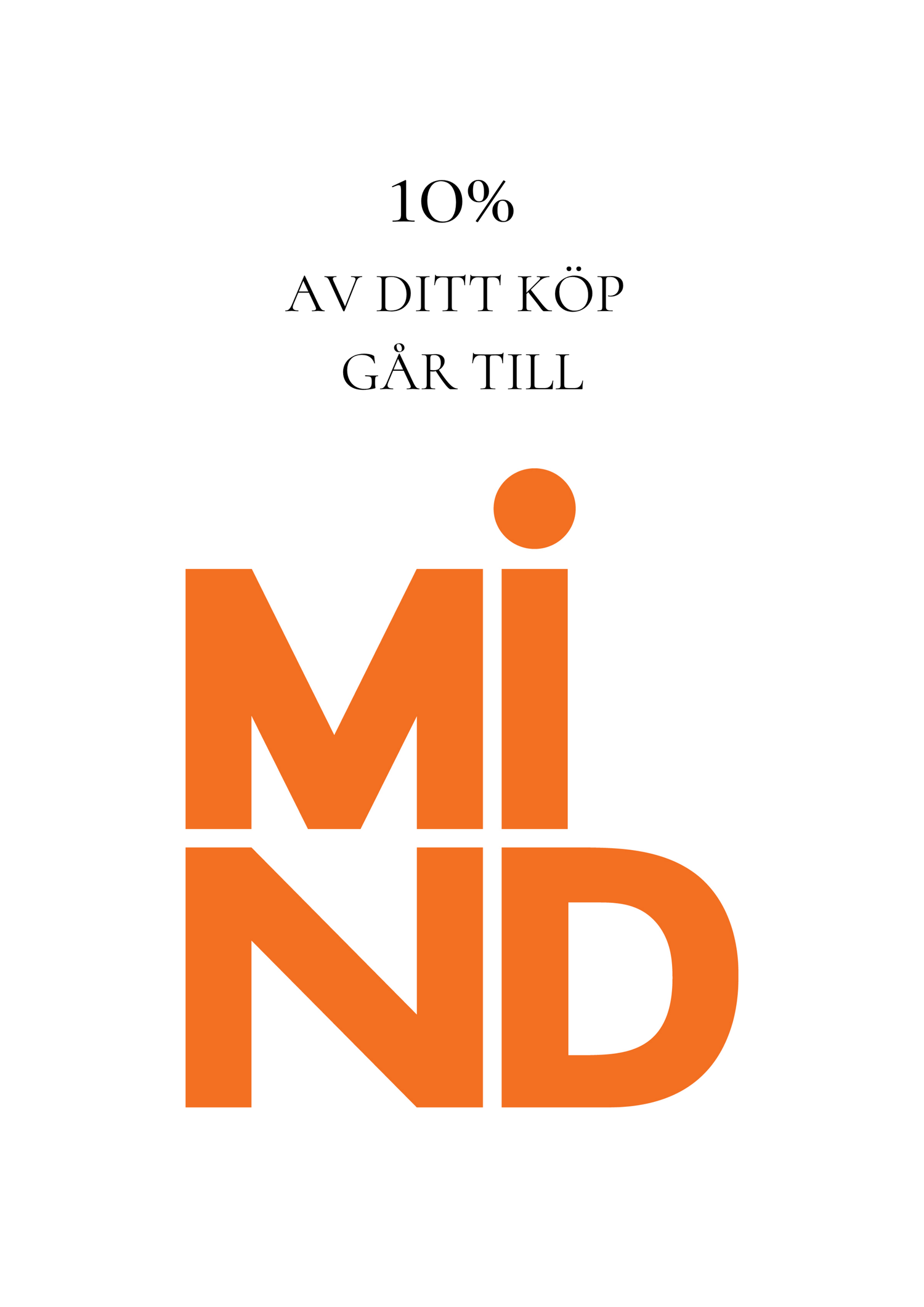 10% av varje konstköp hos LUGN Interiör går till välgörenhet via organisationen MIND för psykisk hälsa